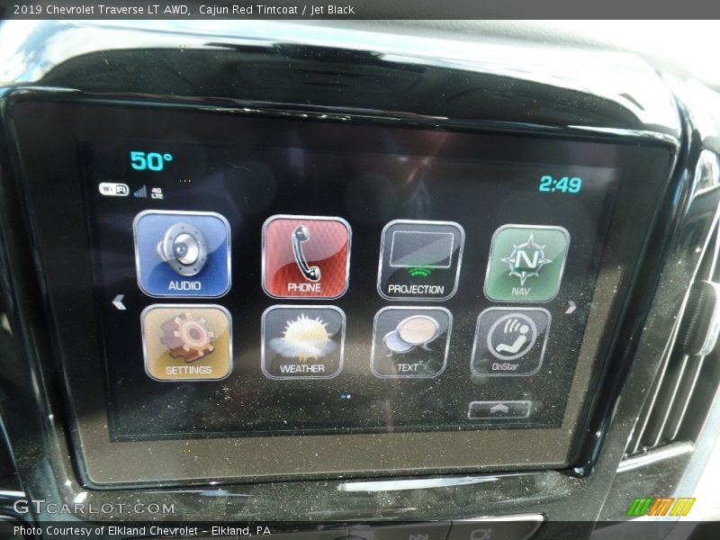 Cajun Red Tintcoat / Jet Black 2019 Chevrolet Traverse LT AWD