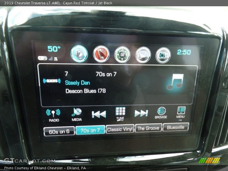 Cajun Red Tintcoat / Jet Black 2019 Chevrolet Traverse LT AWD