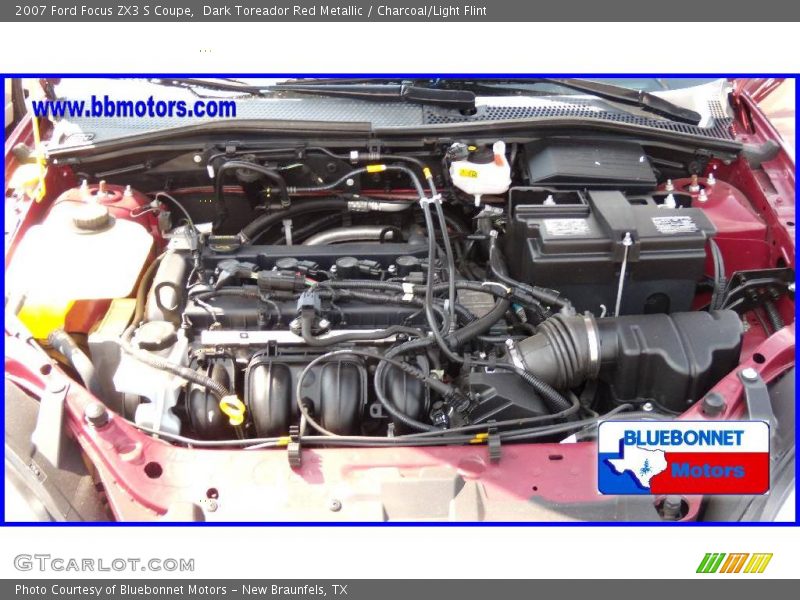 Dark Toreador Red Metallic / Charcoal/Light Flint 2007 Ford Focus ZX3 S Coupe
