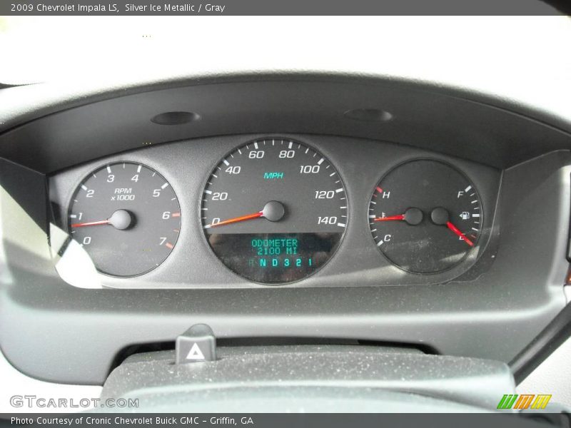 Silver Ice Metallic / Gray 2009 Chevrolet Impala LS