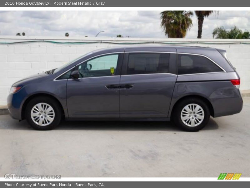 Modern Steel Metallic / Gray 2016 Honda Odyssey LX