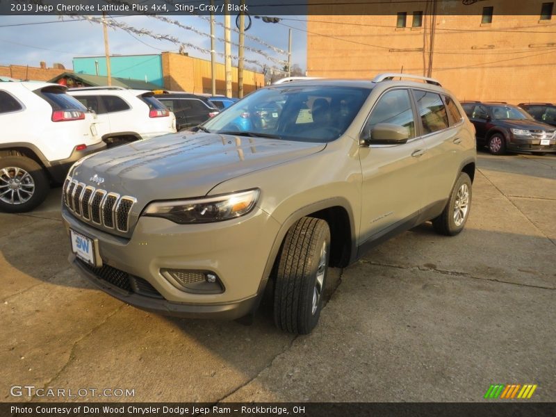 Sting-Gray / Black 2019 Jeep Cherokee Latitude Plus 4x4