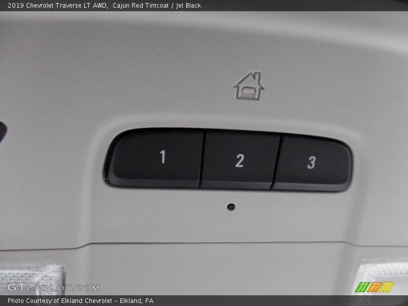 Cajun Red Tintcoat / Jet Black 2019 Chevrolet Traverse LT AWD