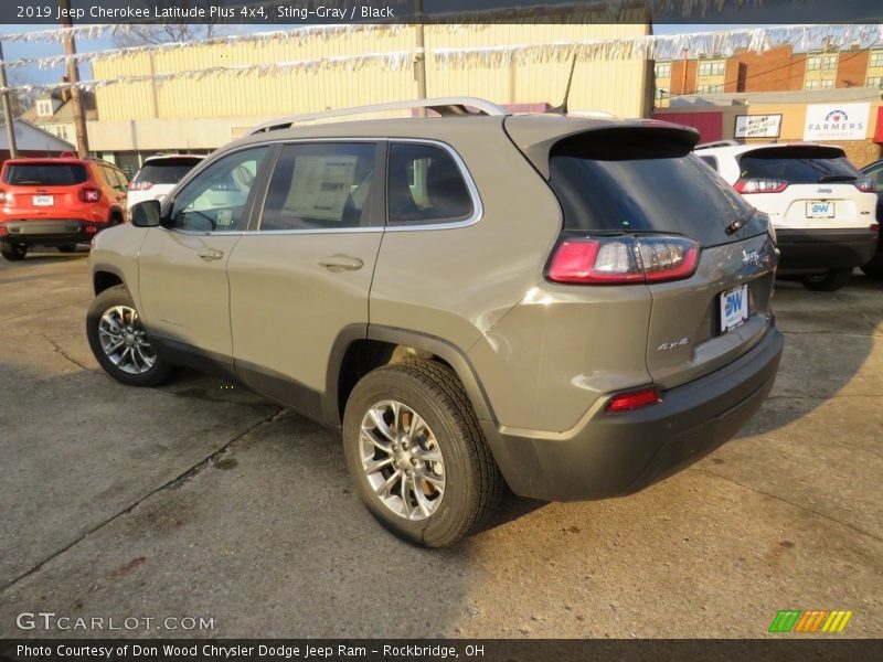 Sting-Gray / Black 2019 Jeep Cherokee Latitude Plus 4x4
