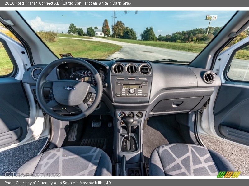 Frozen White / Dark Gray 2010 Ford Transit Connect XLT Cargo Van