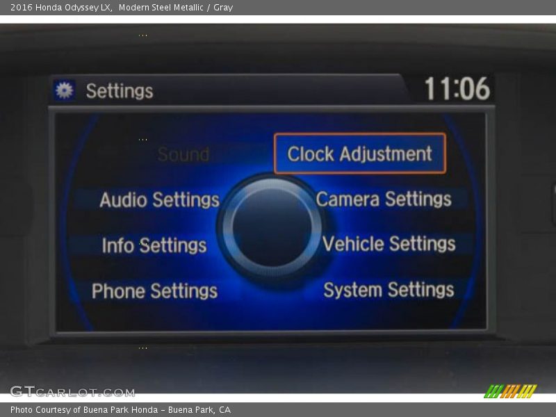 Modern Steel Metallic / Gray 2016 Honda Odyssey LX