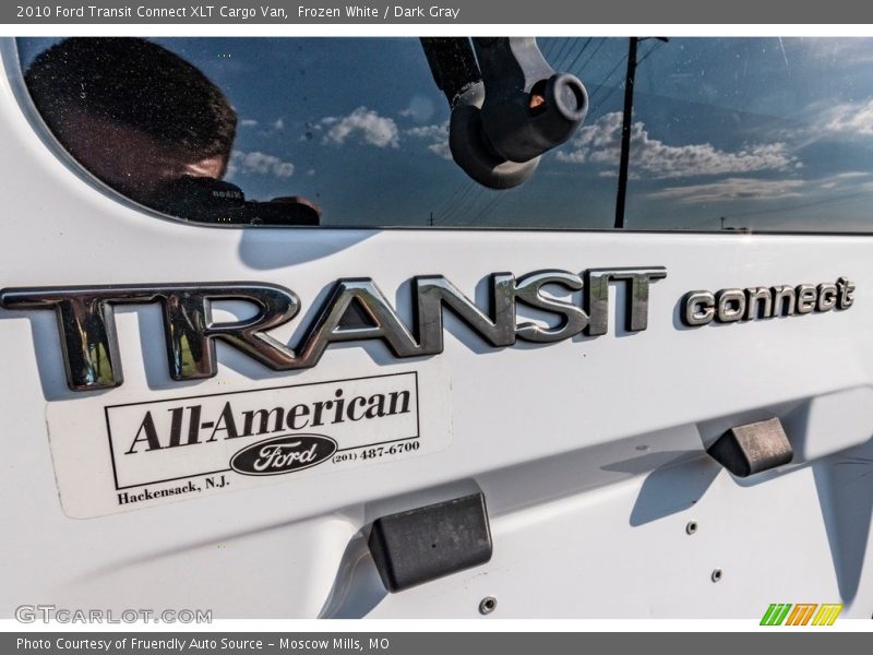 Frozen White / Dark Gray 2010 Ford Transit Connect XLT Cargo Van