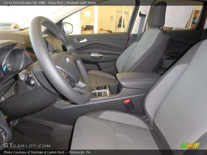 Ruby Red / Medium Light Stone 2019 Ford Escape SEL 4WD