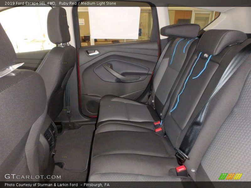 Ruby Red / Medium Light Stone 2019 Ford Escape SEL 4WD