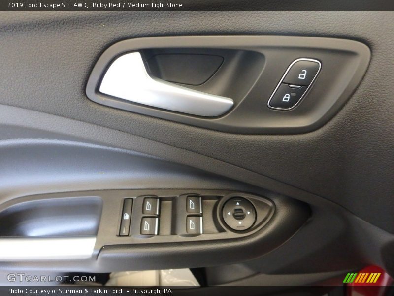 Ruby Red / Medium Light Stone 2019 Ford Escape SEL 4WD
