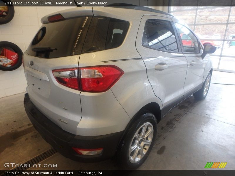 Moondust Silver / Ebony Black 2018 Ford EcoSport SE 4WD