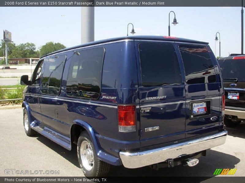 Dark Blue Pearl Metallic / Medium Flint 2008 Ford E Series Van E150 Starcraft Passenger