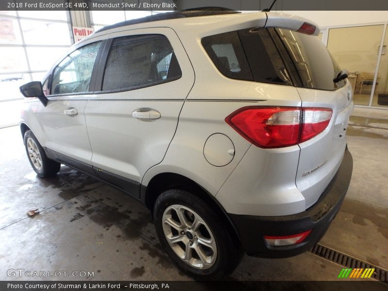 Moondust Silver / Ebony Black 2018 Ford EcoSport SE 4WD