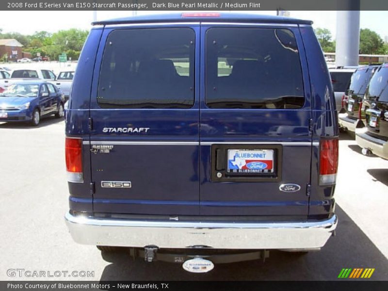 Dark Blue Pearl Metallic / Medium Flint 2008 Ford E Series Van E150 Starcraft Passenger