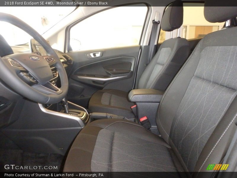 Moondust Silver / Ebony Black 2018 Ford EcoSport SE 4WD