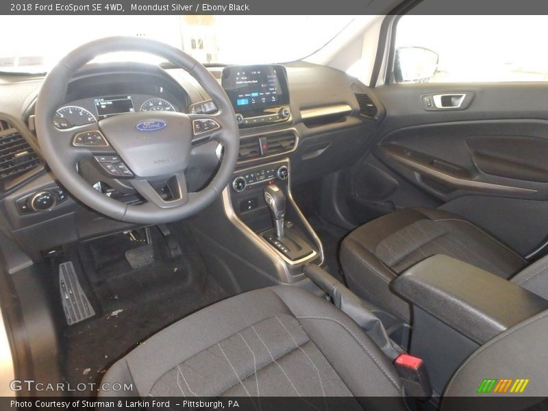 Moondust Silver / Ebony Black 2018 Ford EcoSport SE 4WD