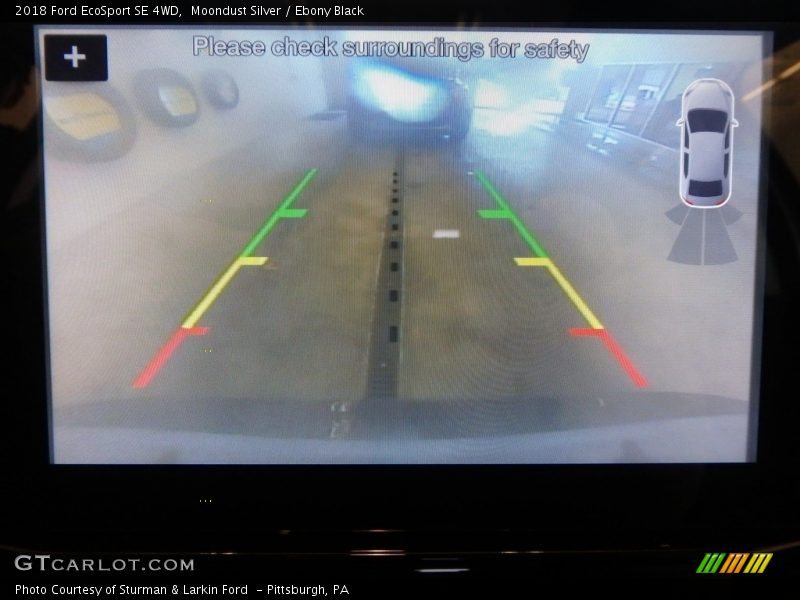 Moondust Silver / Ebony Black 2018 Ford EcoSport SE 4WD