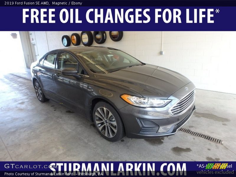 Magnetic / Ebony 2019 Ford Fusion SE AWD