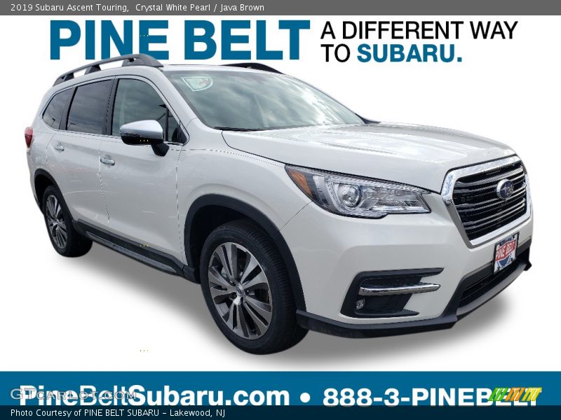 Crystal White Pearl / Java Brown 2019 Subaru Ascent Touring