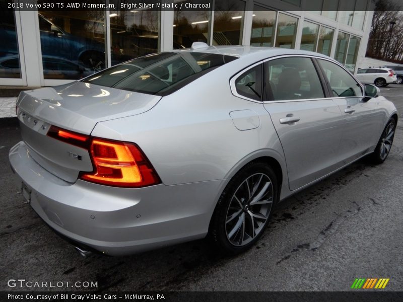 Bright Silver Metallic / Charcoal 2018 Volvo S90 T5 AWD Momentum