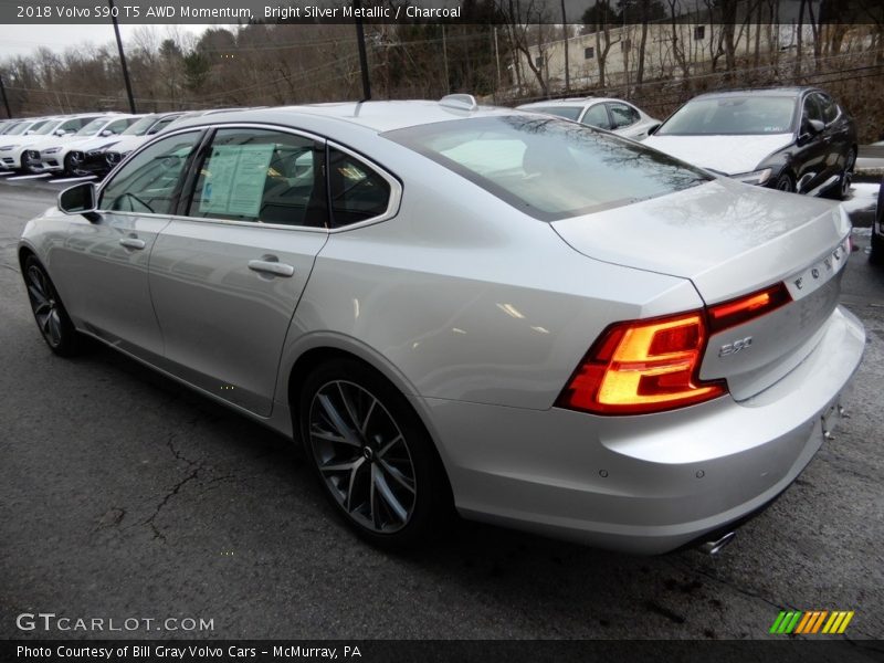 Bright Silver Metallic / Charcoal 2018 Volvo S90 T5 AWD Momentum