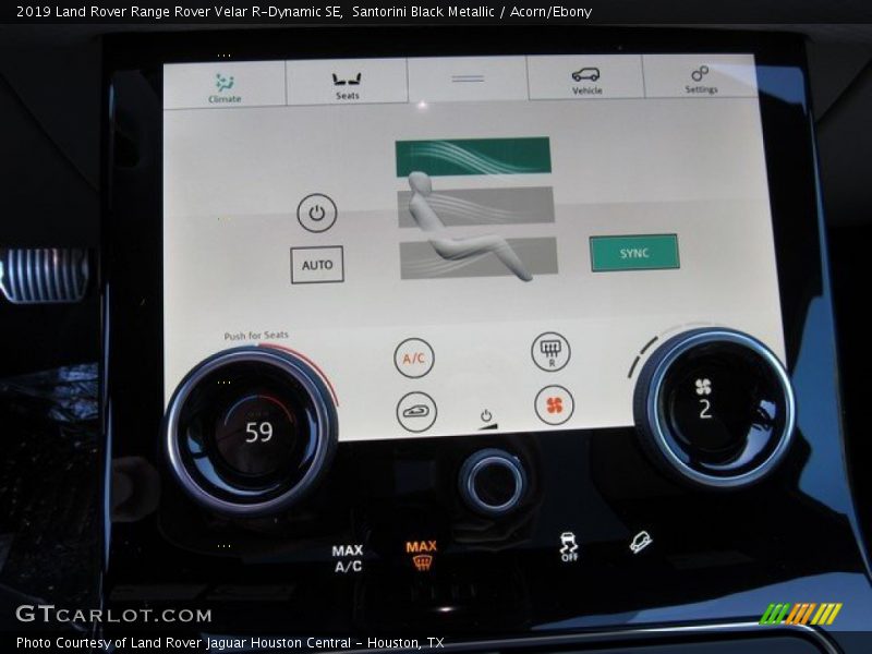 Santorini Black Metallic / Acorn/Ebony 2019 Land Rover Range Rover Velar R-Dynamic SE