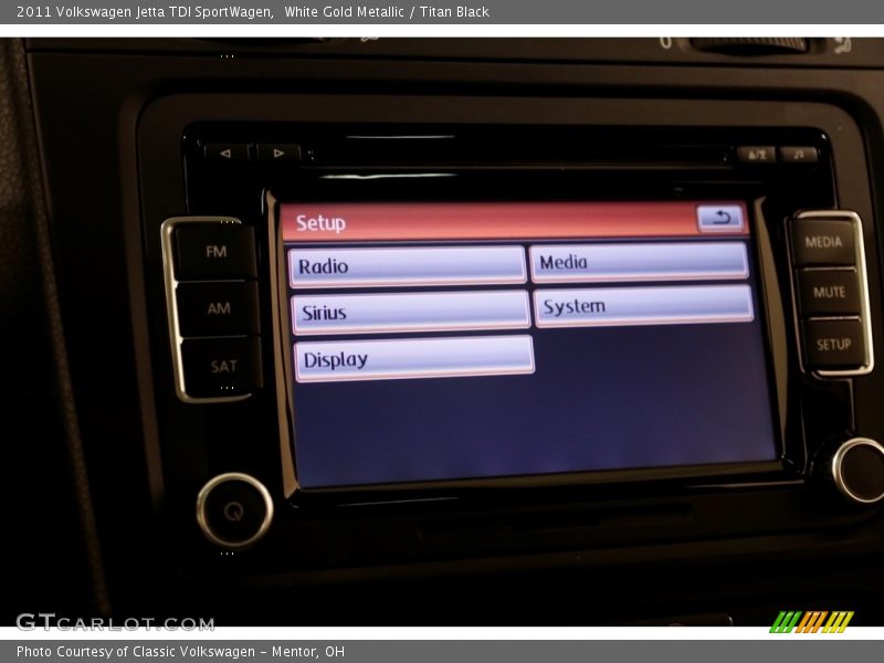 White Gold Metallic / Titan Black 2011 Volkswagen Jetta TDI SportWagen