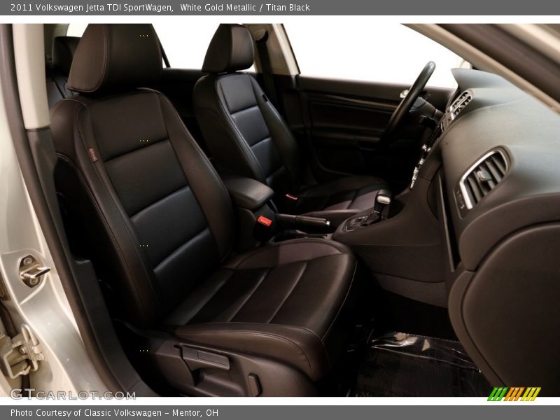 White Gold Metallic / Titan Black 2011 Volkswagen Jetta TDI SportWagen