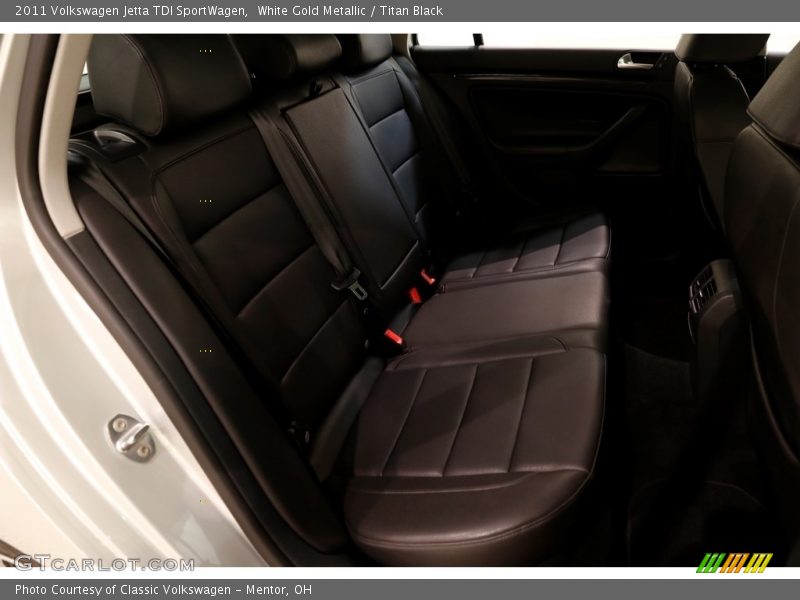 White Gold Metallic / Titan Black 2011 Volkswagen Jetta TDI SportWagen