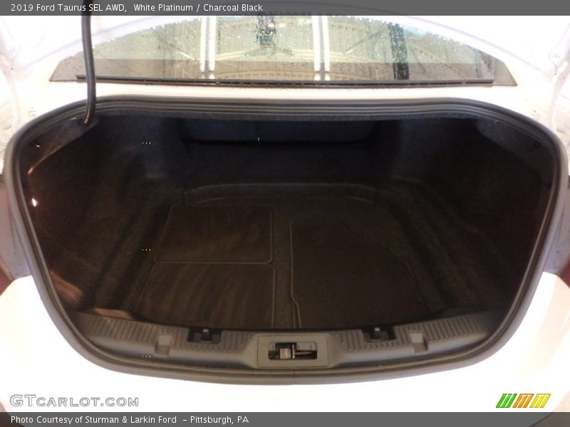 White Platinum / Charcoal Black 2019 Ford Taurus SEL AWD
