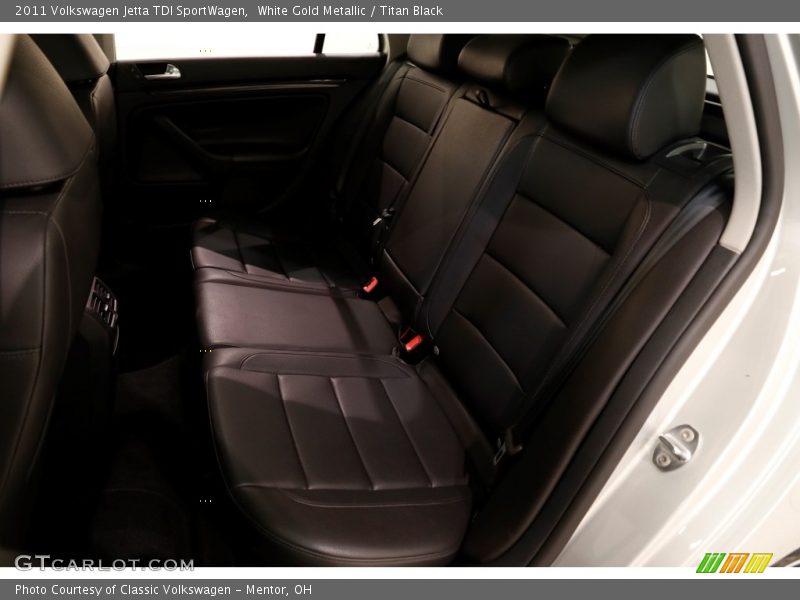 White Gold Metallic / Titan Black 2011 Volkswagen Jetta TDI SportWagen