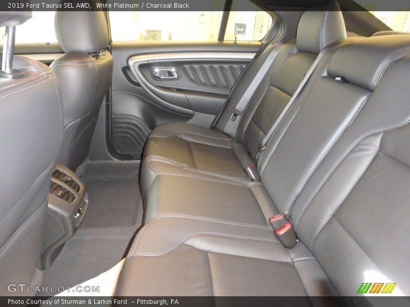 White Platinum / Charcoal Black 2019 Ford Taurus SEL AWD