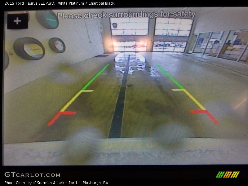 White Platinum / Charcoal Black 2019 Ford Taurus SEL AWD
