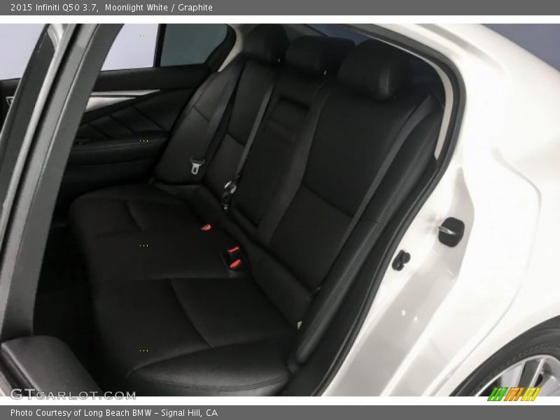 Moonlight White / Graphite 2015 Infiniti Q50 3.7