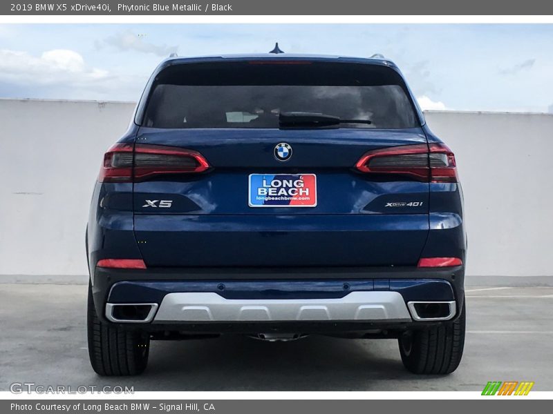 Phytonic Blue Metallic / Black 2019 BMW X5 xDrive40i