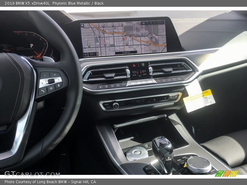 Phytonic Blue Metallic / Black 2019 BMW X5 xDrive40i