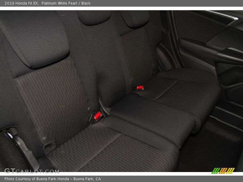 Platinum White Pearl / Black 2019 Honda Fit EX