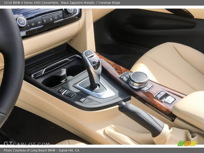 Black Sapphire Metallic / Venetian Beige 2019 BMW 4 Series 440i Convertible