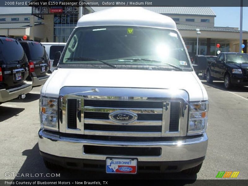 Oxford White / Medium Flint 2008 Ford E Series Van E150 Passenger Conversion