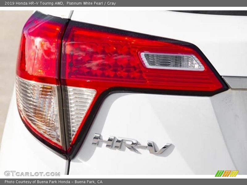 Platinum White Pearl / Gray 2019 Honda HR-V Touring AWD