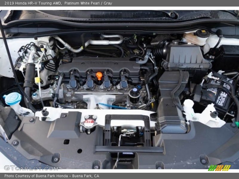 Platinum White Pearl / Gray 2019 Honda HR-V Touring AWD