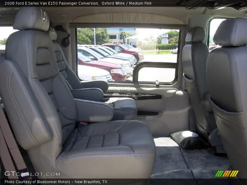 Oxford White / Medium Flint 2008 Ford E Series Van E150 Passenger Conversion