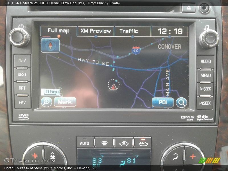 Onyx Black / Ebony 2011 GMC Sierra 2500HD Denali Crew Cab 4x4