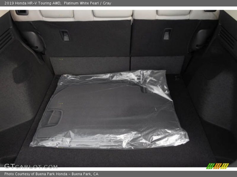 Platinum White Pearl / Gray 2019 Honda HR-V Touring AWD
