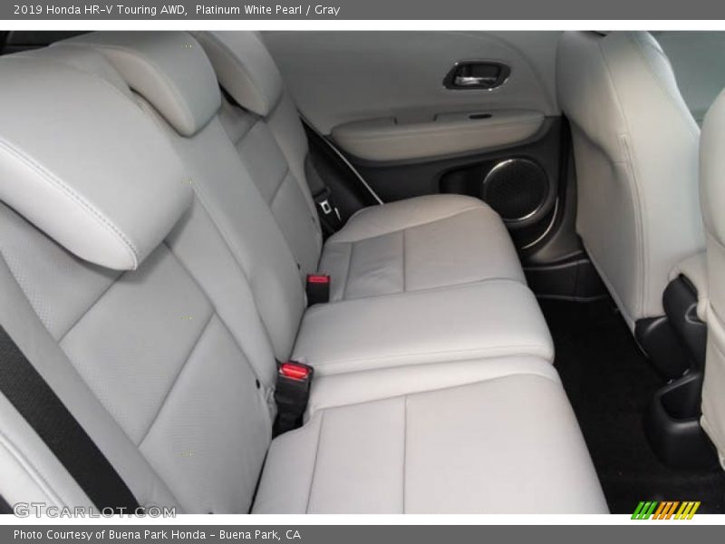 Platinum White Pearl / Gray 2019 Honda HR-V Touring AWD