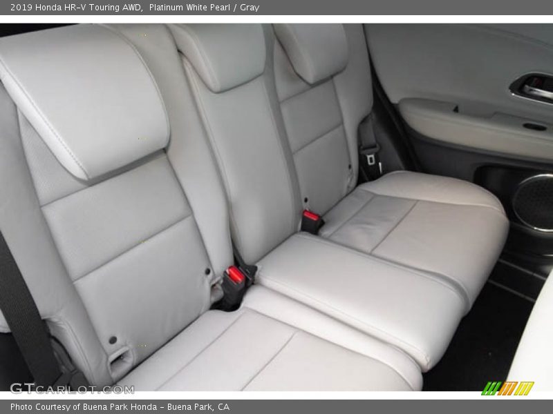 Platinum White Pearl / Gray 2019 Honda HR-V Touring AWD