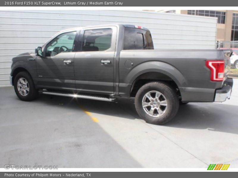 Lithium Gray / Medium Earth Gray 2016 Ford F150 XLT SuperCrew