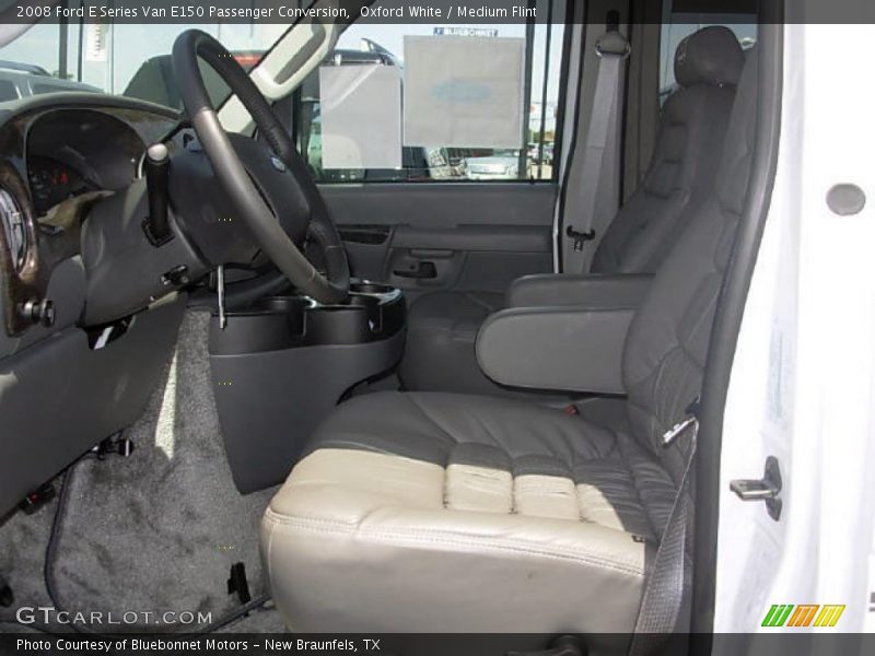 Oxford White / Medium Flint 2008 Ford E Series Van E150 Passenger Conversion