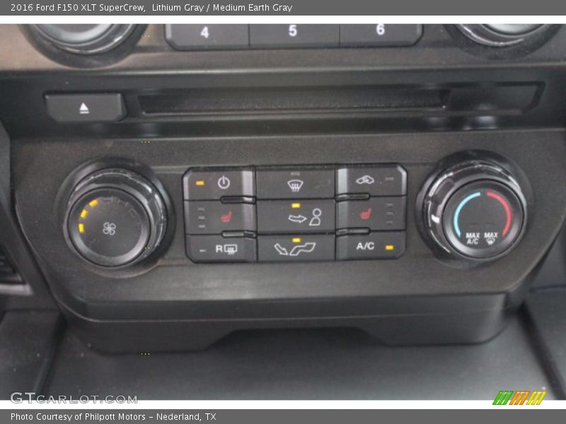 Lithium Gray / Medium Earth Gray 2016 Ford F150 XLT SuperCrew