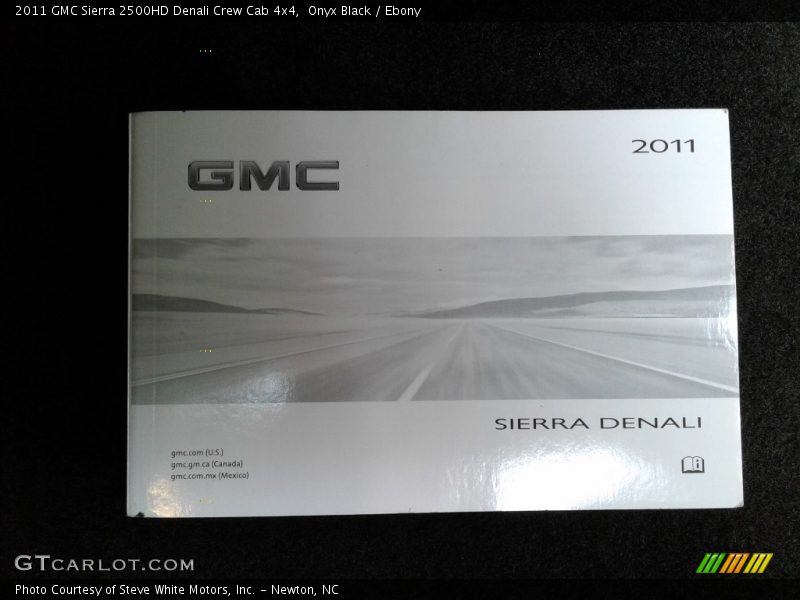 Onyx Black / Ebony 2011 GMC Sierra 2500HD Denali Crew Cab 4x4